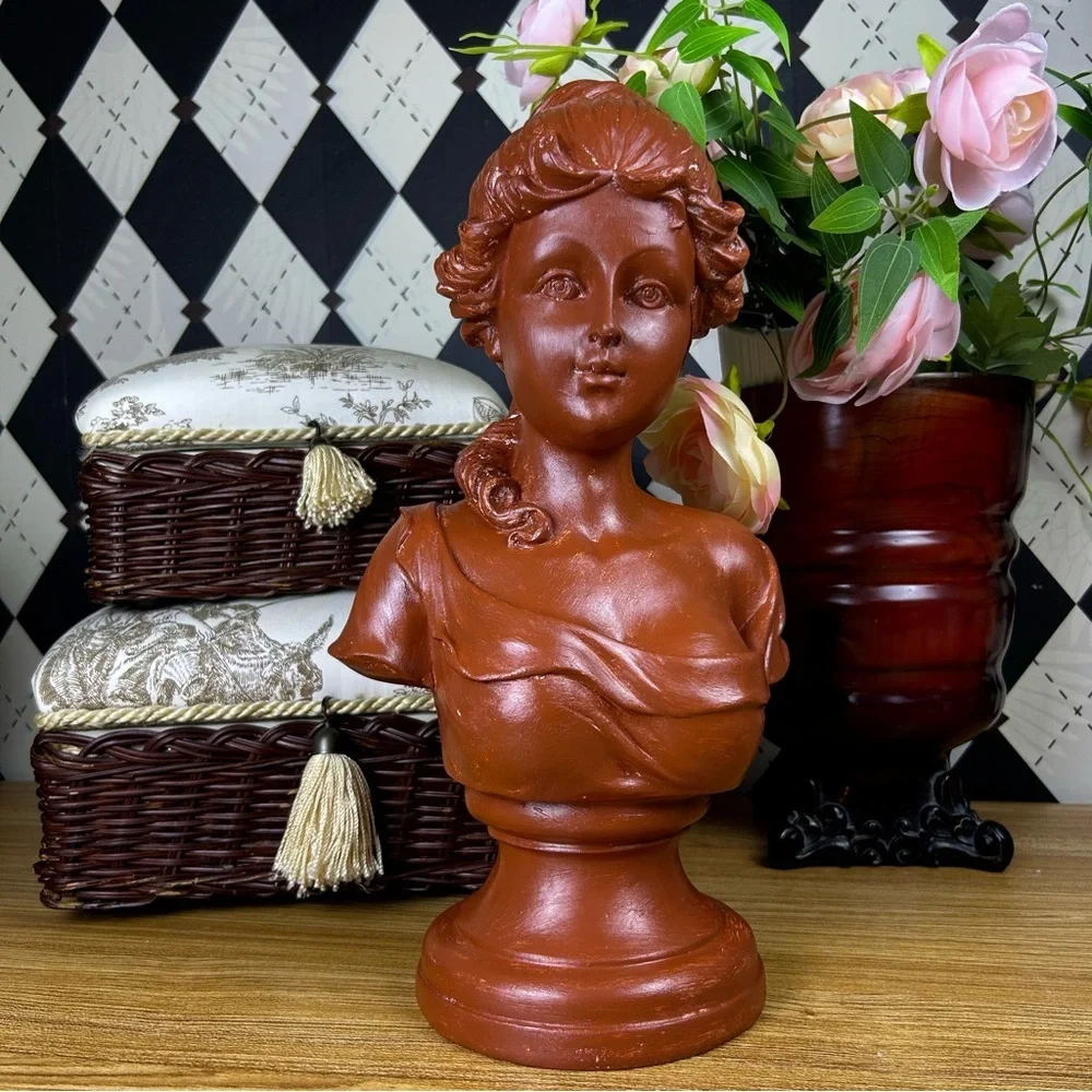 Neoclassical Lady Bust Sculpture 15